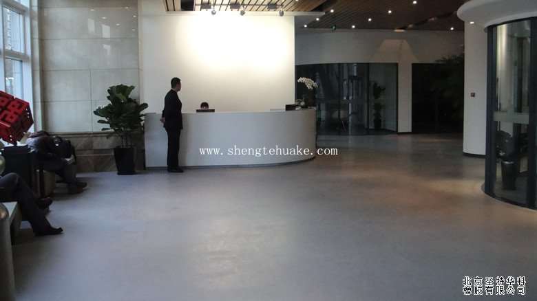 北京樂庭國際辦公樓橡膠地板工程案例實(shí)圖