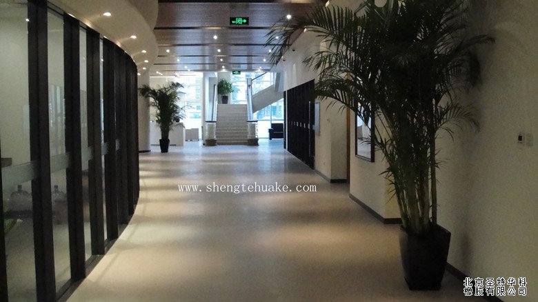北京樂庭國際辦公樓橡膠地板工程案例實(shí)圖